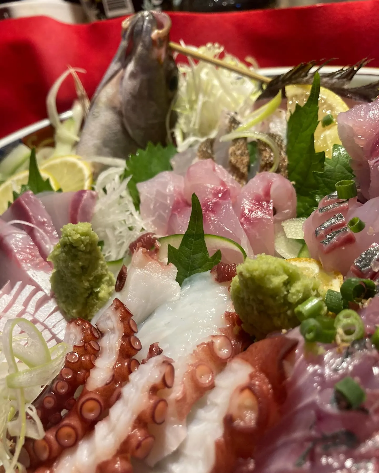 デシャップ台の水たまりが♡だったので笑